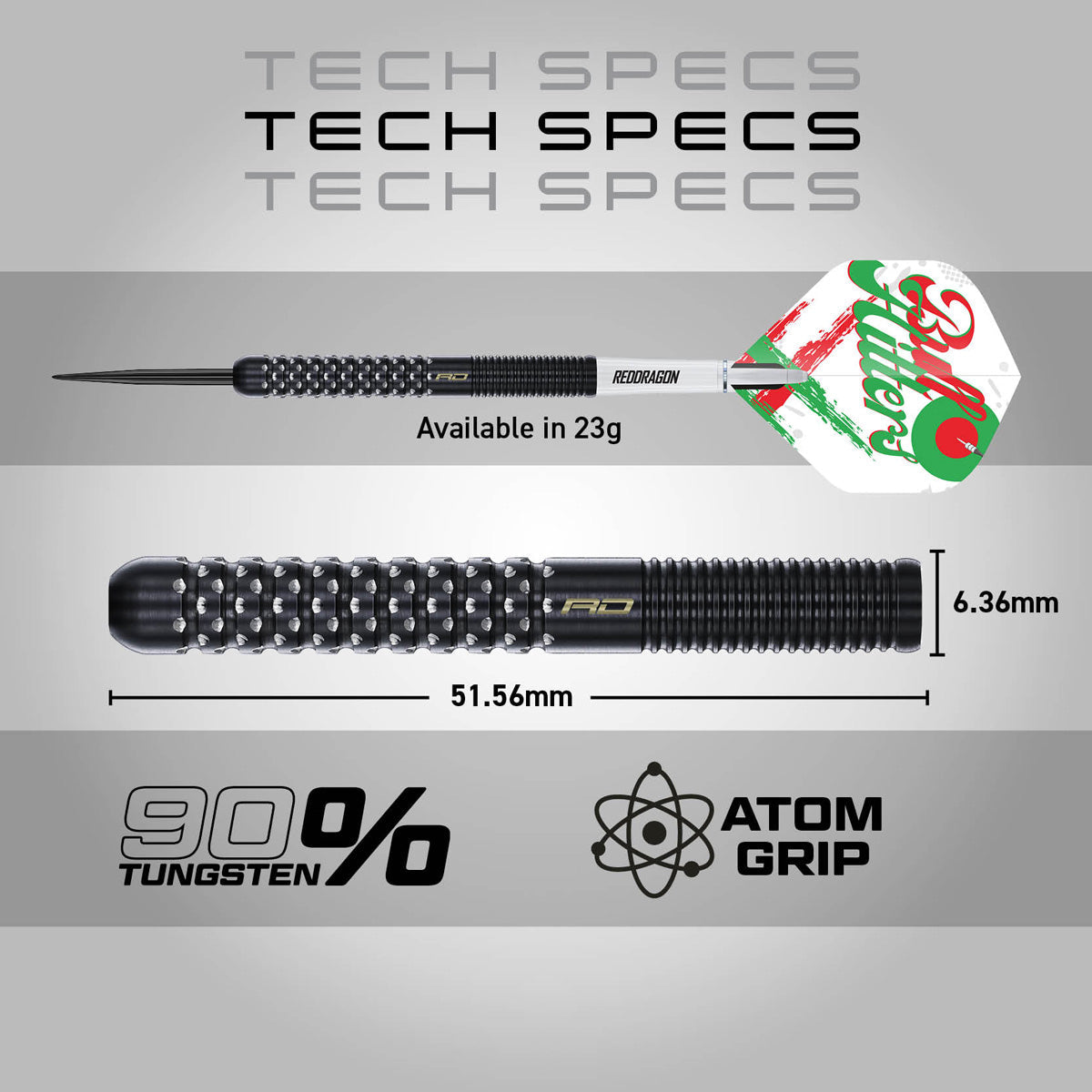 Red Dragon Bullhitters 90% Tungsten Steel Tip Darts