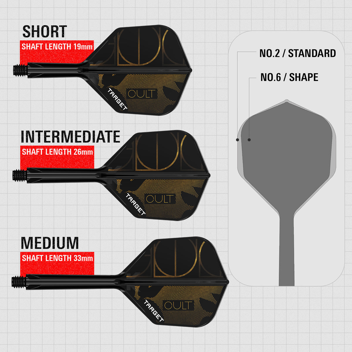 Target K-Flex Cult No6 One Piece Dart Flights