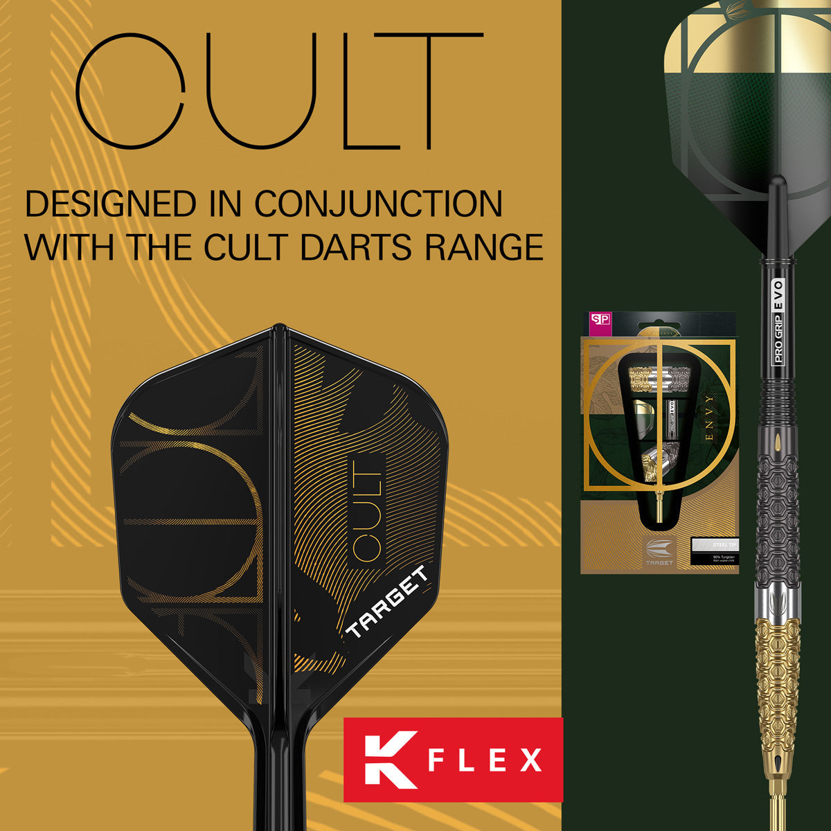 Target K-Flex Cult No6 One Piece Dart Flights