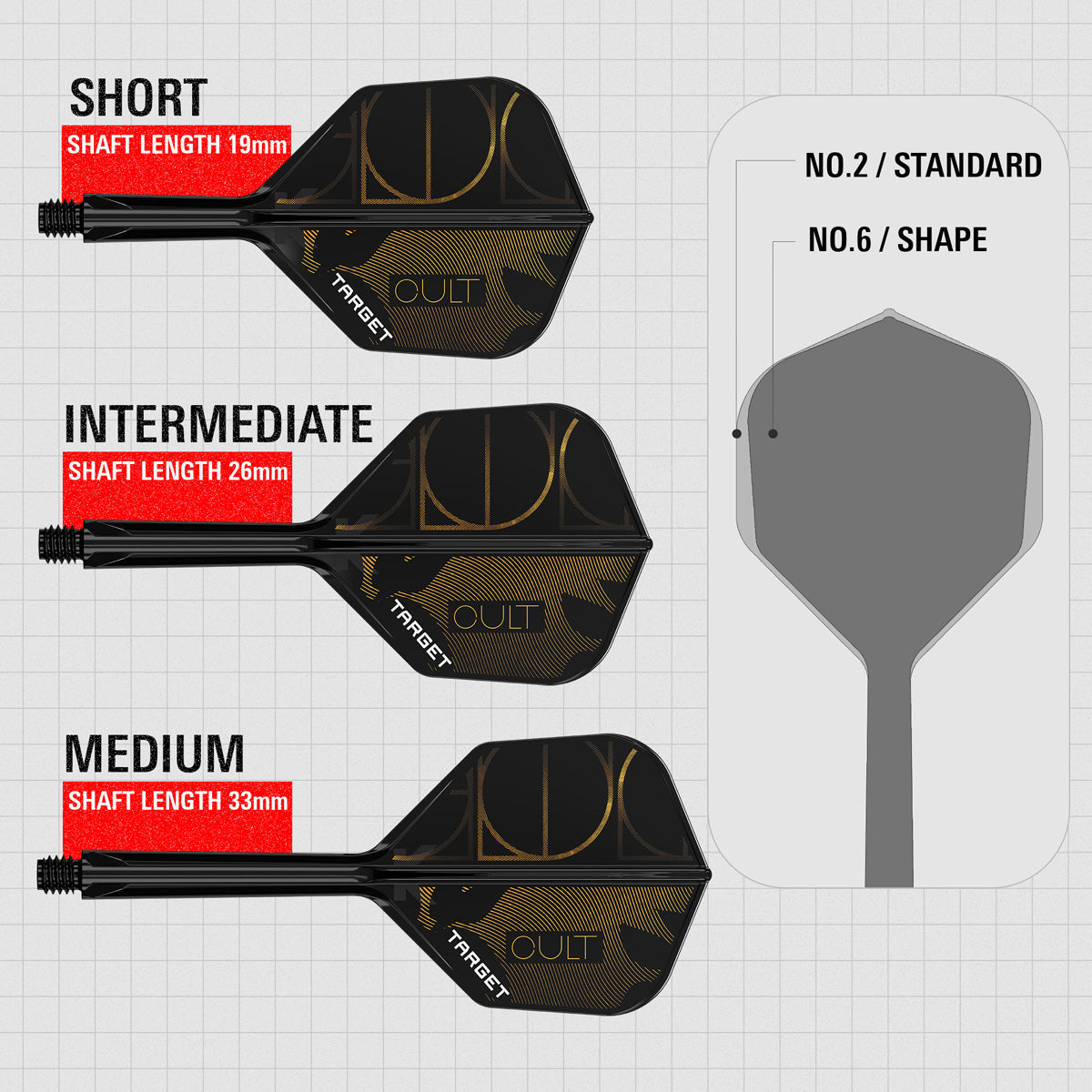 Target K-Flex Cult No6 One Piece Dart Flights