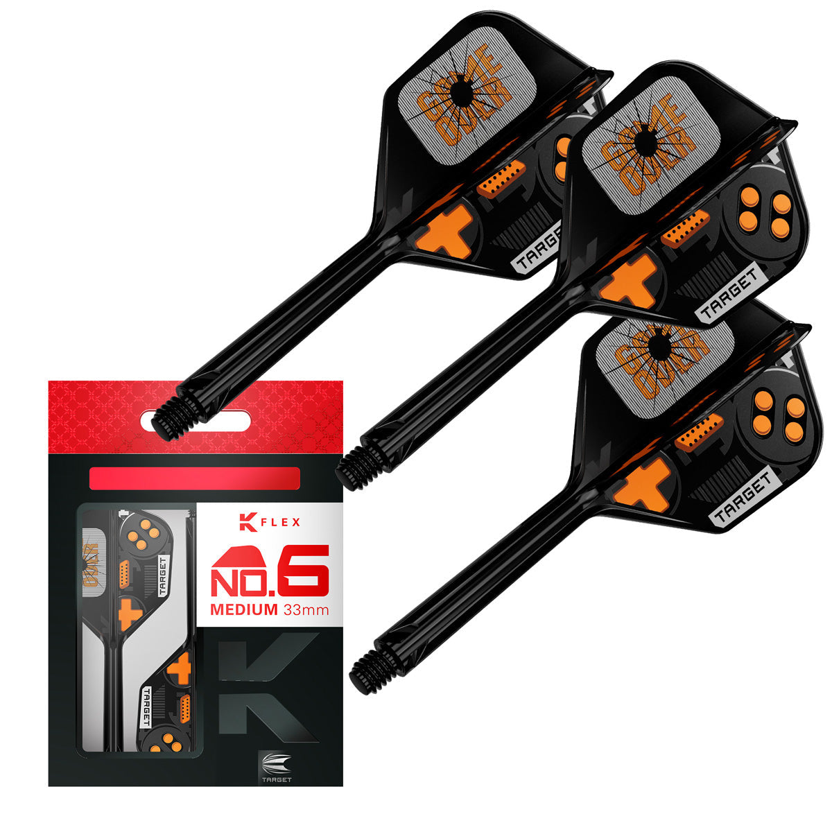 Target K-Flex Game Over No6 Integrated Flights & Shafts