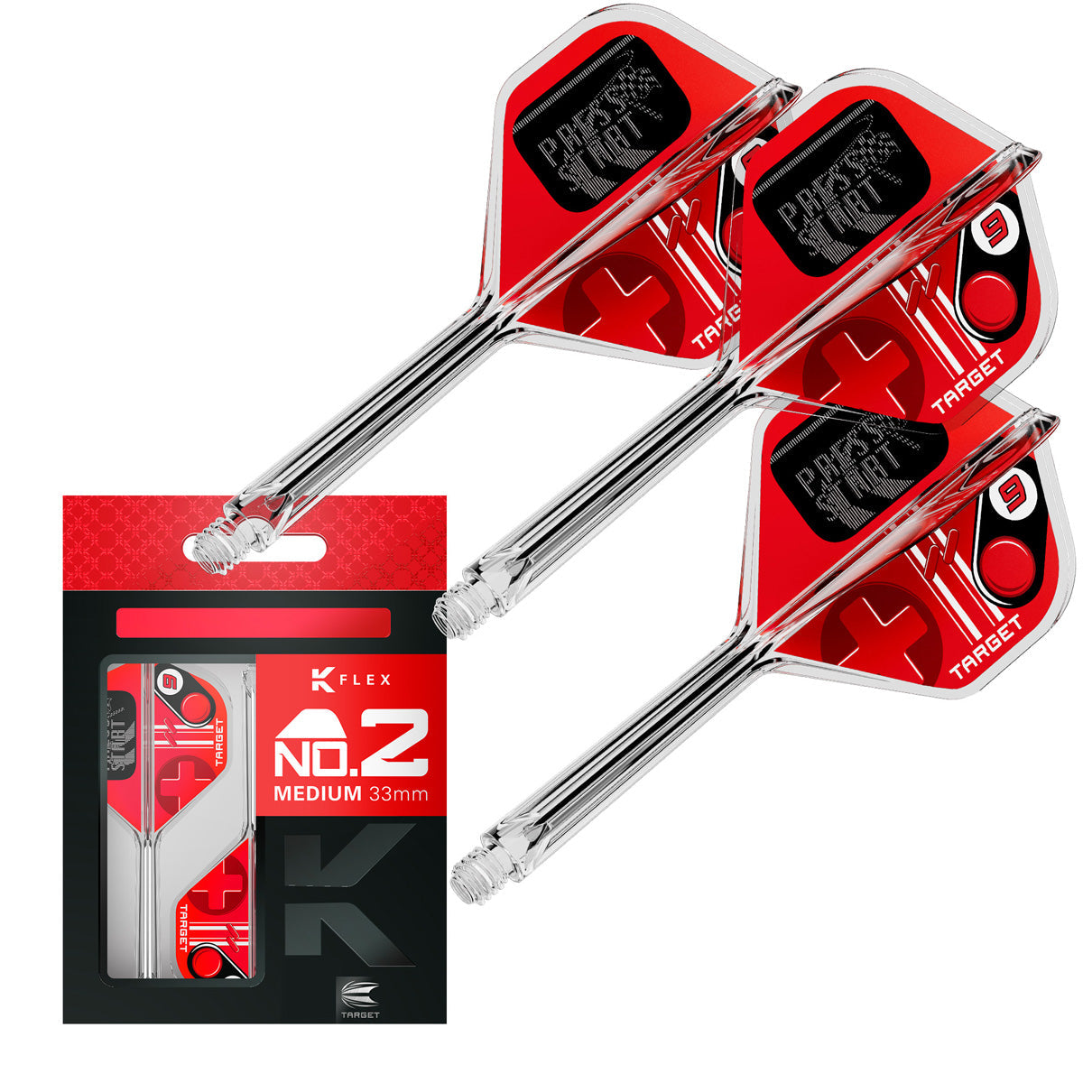 Target K-Flex Press Start No2 Integrated Flights & Shafts