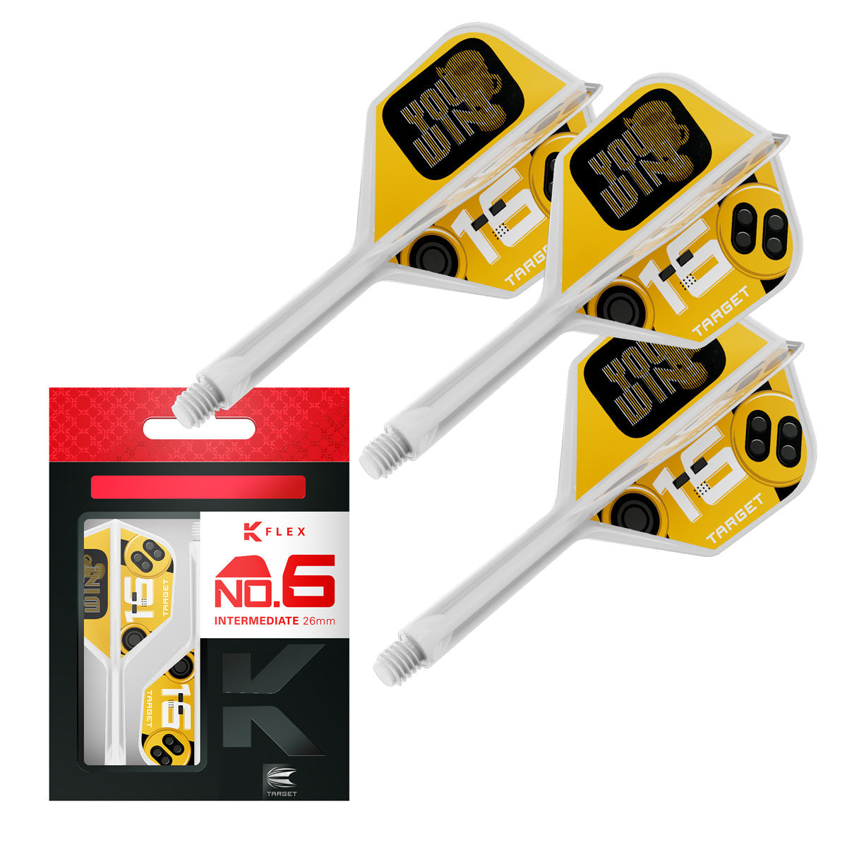 Target K-Flex You Win No6 Integrated Flights & Shafts