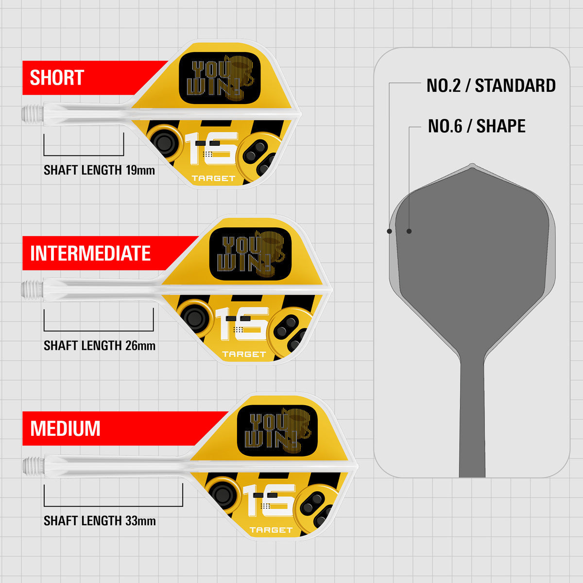 Target K-Flex You Win No2 Integrated Flights & Shafts