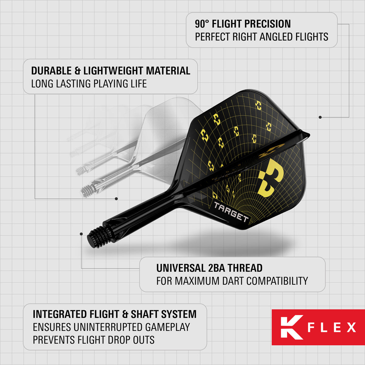Target K-Flex Bolide No6 Integrated Flights & Shafts