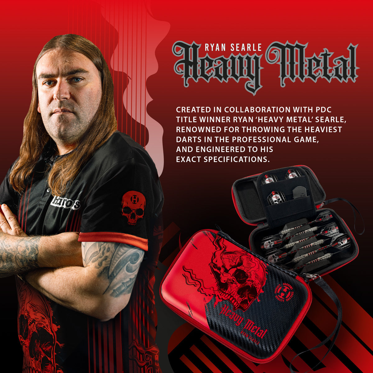 Harrows Ryan Searle Pro 6 Dart Case