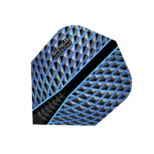 Silika - Patented Tough Crystalline Coated Flights - No6 Dart Flights by Harrows