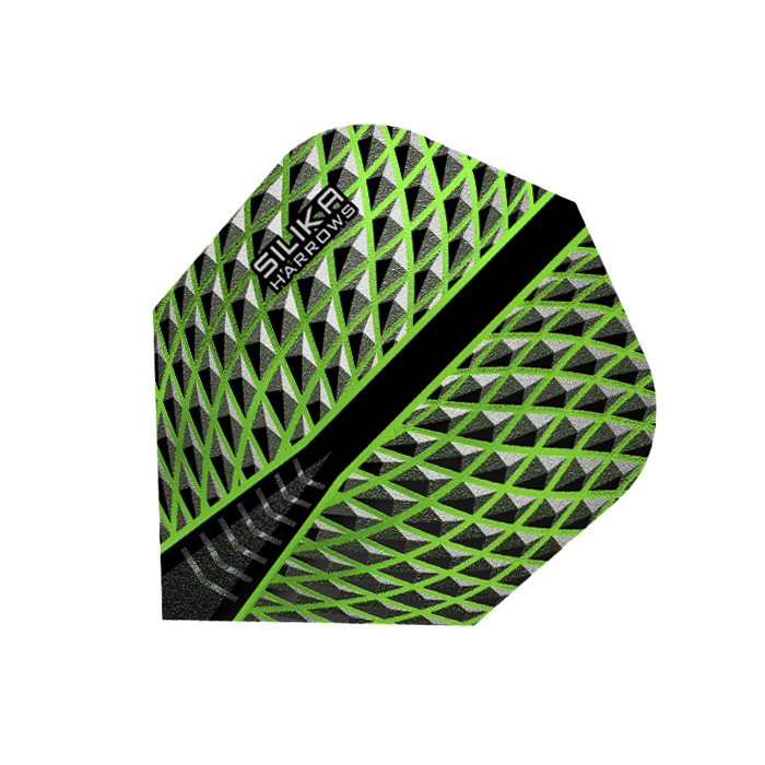 Silika - Patented Tough Crystalline Coated Flights - No6 Dart Flights by Harrows
