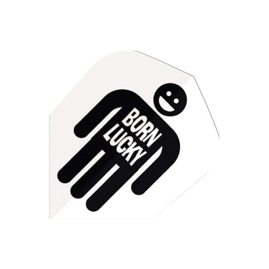 Quadro - Born Lucky No6 Dart Flights by Harrows
