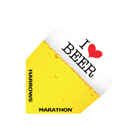 Marathon - I Love Beer No6 Dart Flights by Harrows