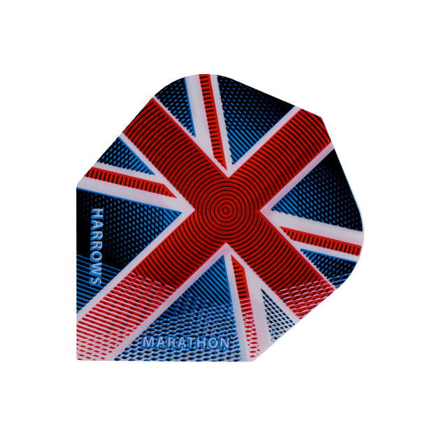 Marathon - Union Jack No6 Dart Flights by Harrows