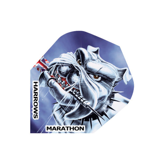 Marathon - Bulldog No6 Dart Flights by Harrows