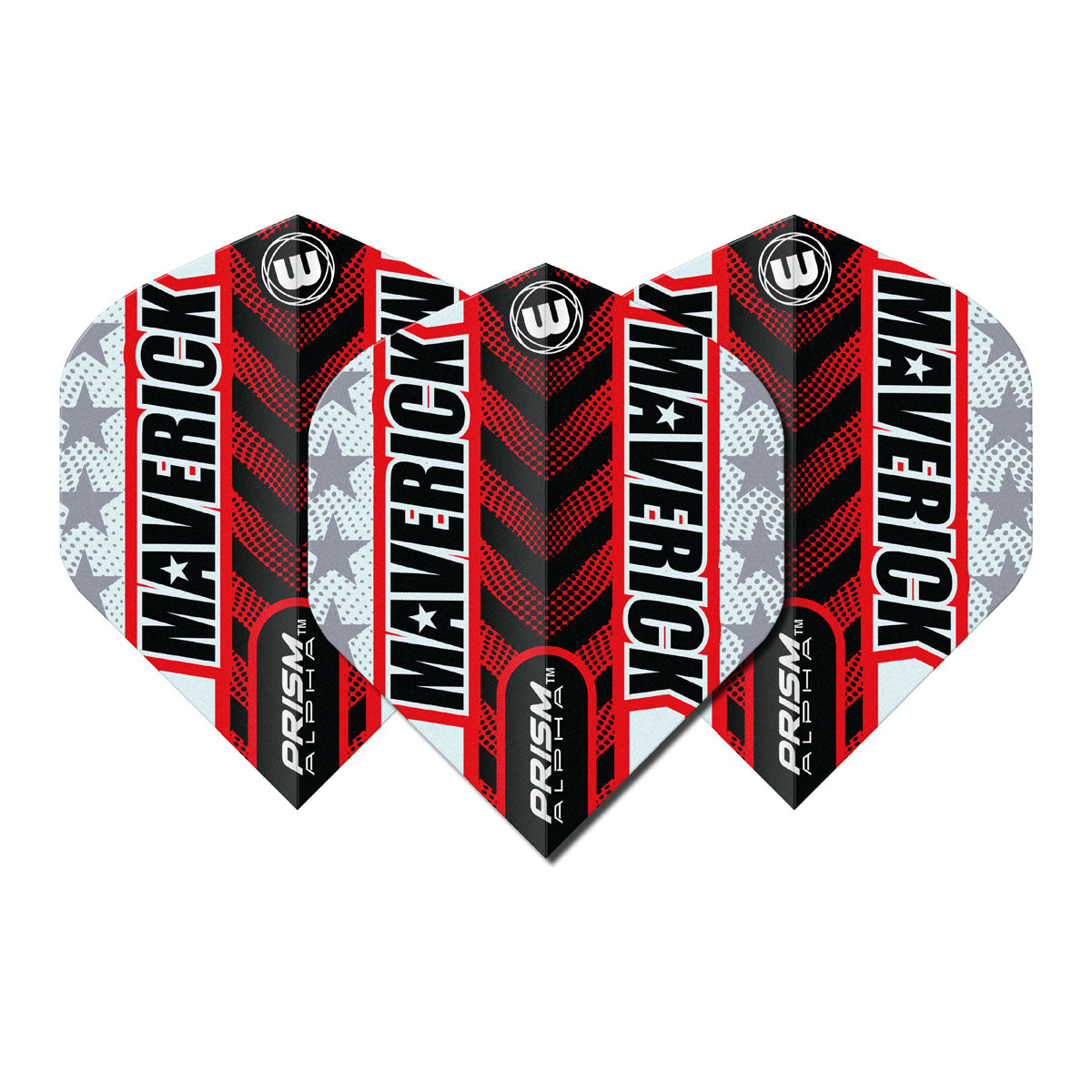 Prism Alpha Maverick Standard Dart Flights by Winmau