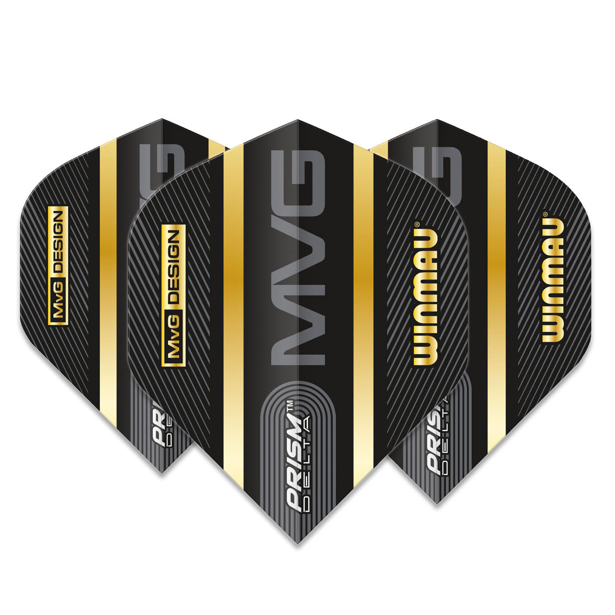 Prism Delta MVG Trilogy Standard Dart Flights by Winmau