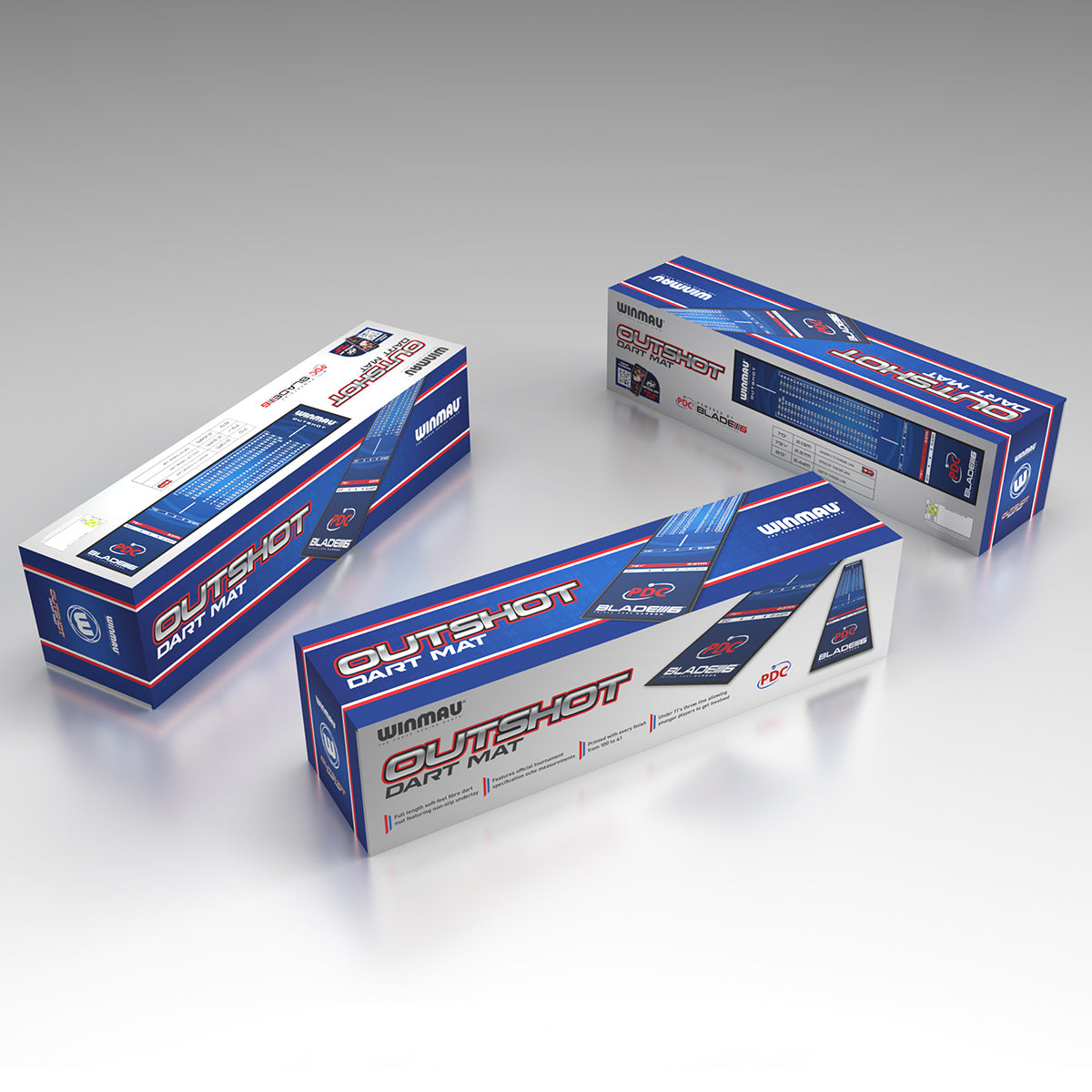 Winmau Outshot Soft Feel Dart Mat