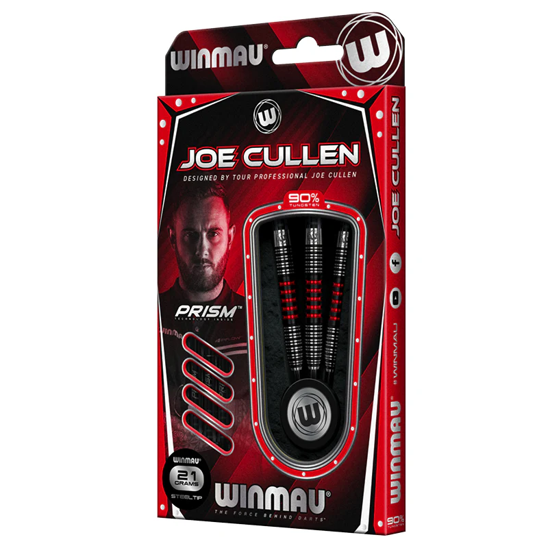 Joe Cullen 90% Tungsten Steel Tip Darts by Winmau