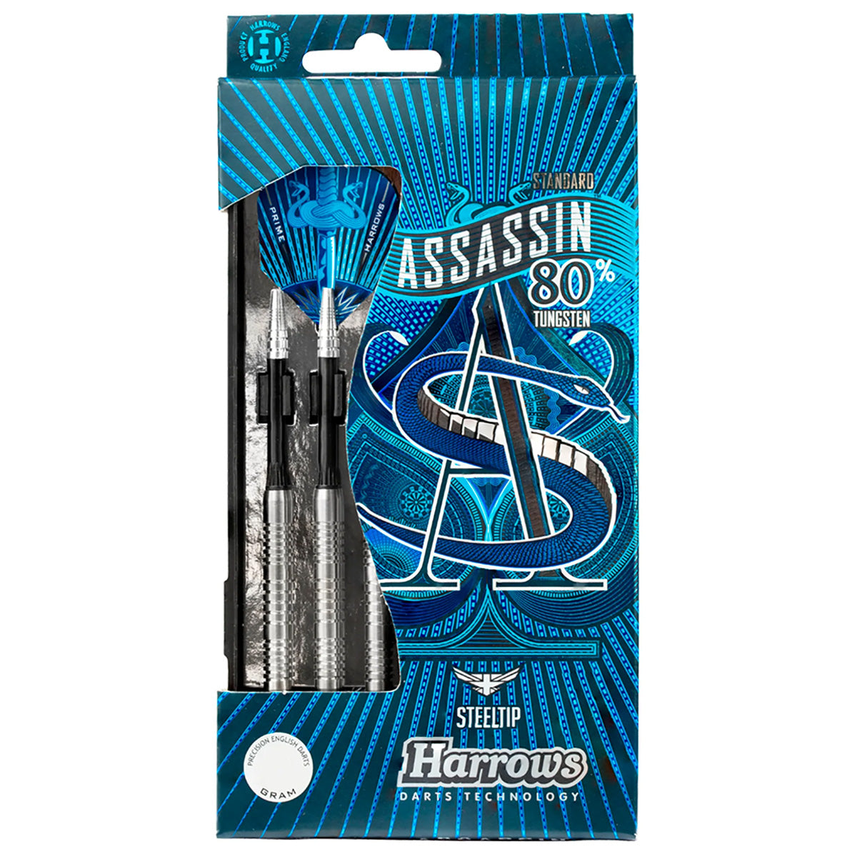 Harrows Assassin Ringed 80% Tungsten Steel Tip Darts
