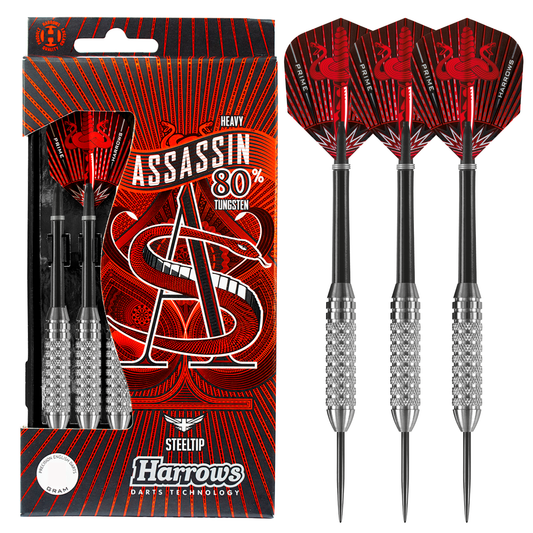Assassin 80% 34gK Steel Tip Darts