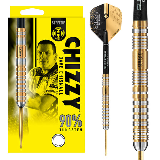 Dave Chisnall Chizzy Series 2 90% Tungsten Steel Tip Darts by Harrows