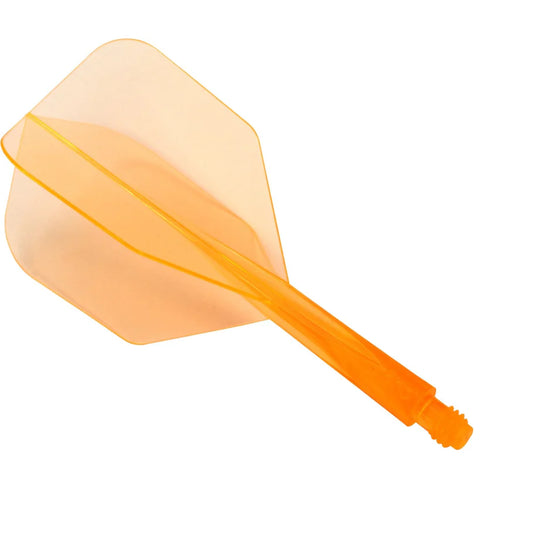 Condor AXE Dart Flights, Neon Orange, Small, Short Length