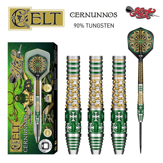 Celt Cernunnos 90% Tungsten Steel Tip Darts by Shot