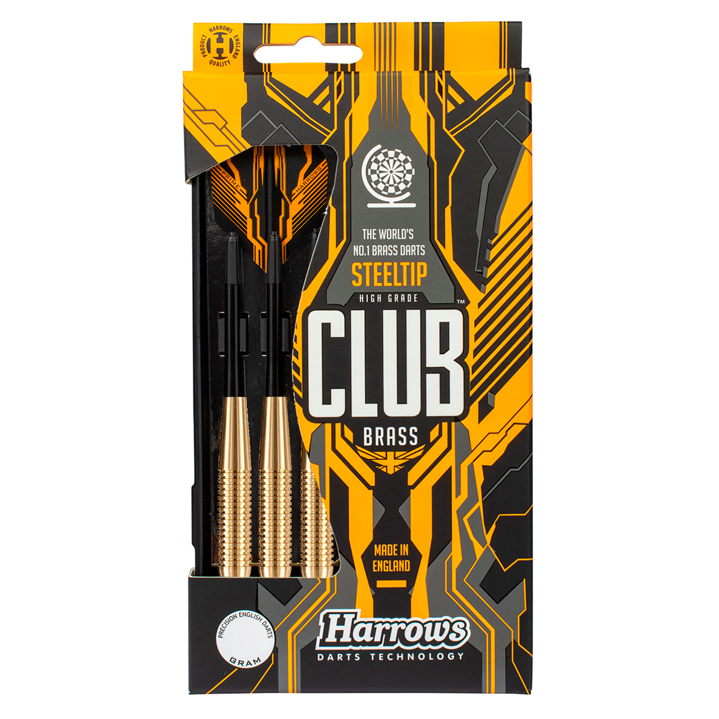 Club Brass 19gR Steel Tip Darts