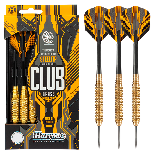 Club Brass 23gK Steel Tip Darts