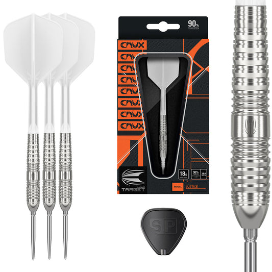 Crux JPN Justice 90% Tungsten SP Steel Tip Darts by Target Japan