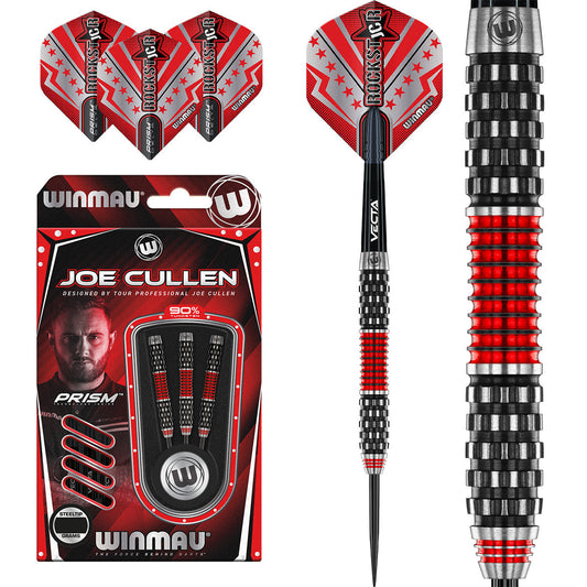 Joe Cullen Rockstar Series RS 1.0 Steel Tip Darts by Winmau