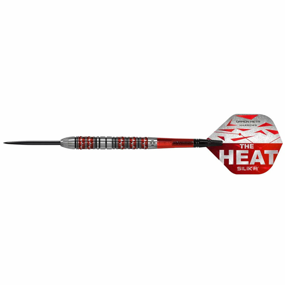 Harrows Damon Heta The Heat Series 3 Steel Tip Darts, 90% Tungsten