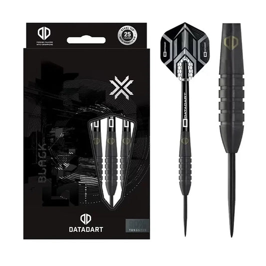 DataDart Black Torpedo 90% Tungsten Steel Tip Darts