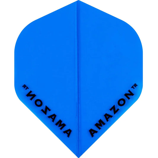 Amazon Dart Flights, Blue, No 2 Shape, 100 Micron
