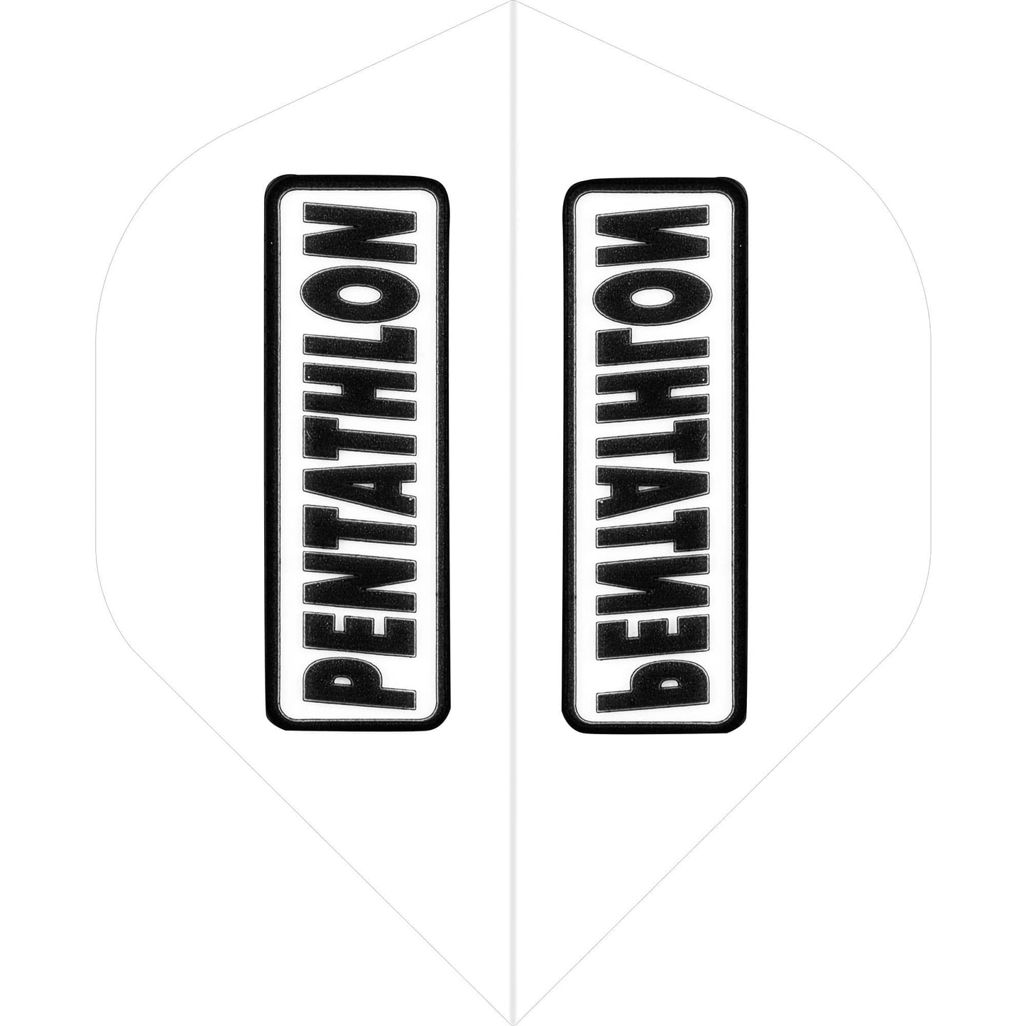 Dart Flights - Pentathlon Colours - Extra Strong - Clear Window - Std
