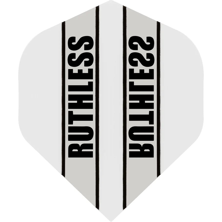 Ruthless Clear Panel Dart Flights, Clear, No 2 Shape, 100 Micron