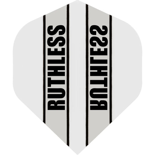Ruthless Clear Panel Dart Flights, Clear, No 2 Shape, 100 Micron