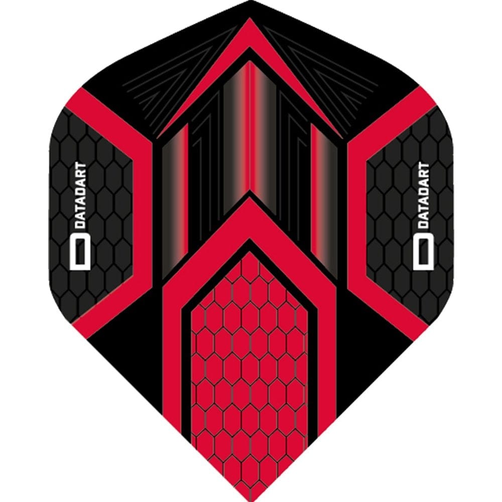 Datadart Dart Flights - Hex - No2 - Std - Black