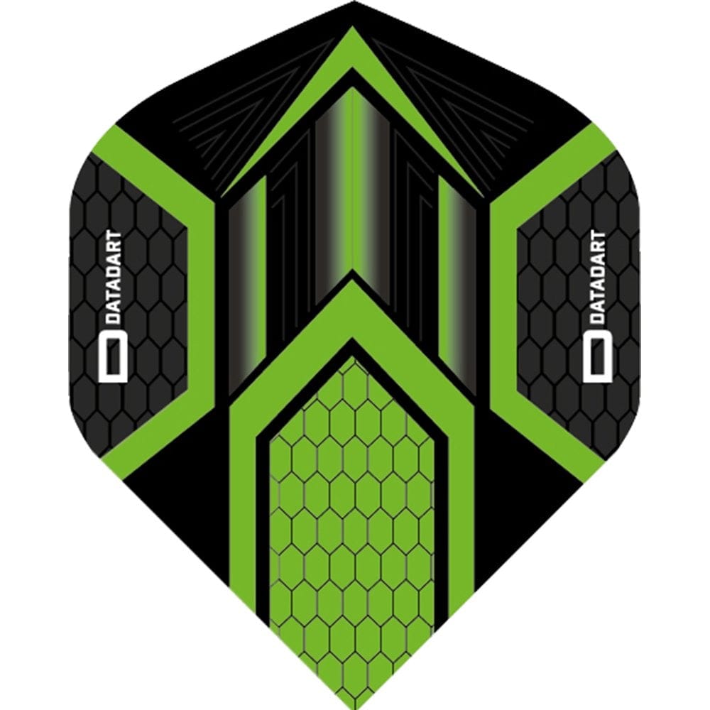Datadart Dart Flights - Hex - No2 - Std - Black