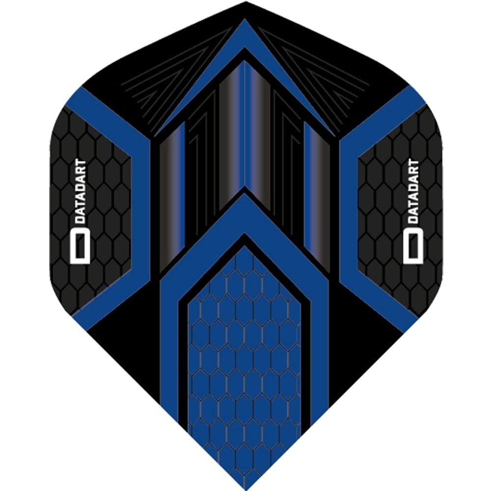 Datadart Dart Flights - Hex - No2 - Std - Black