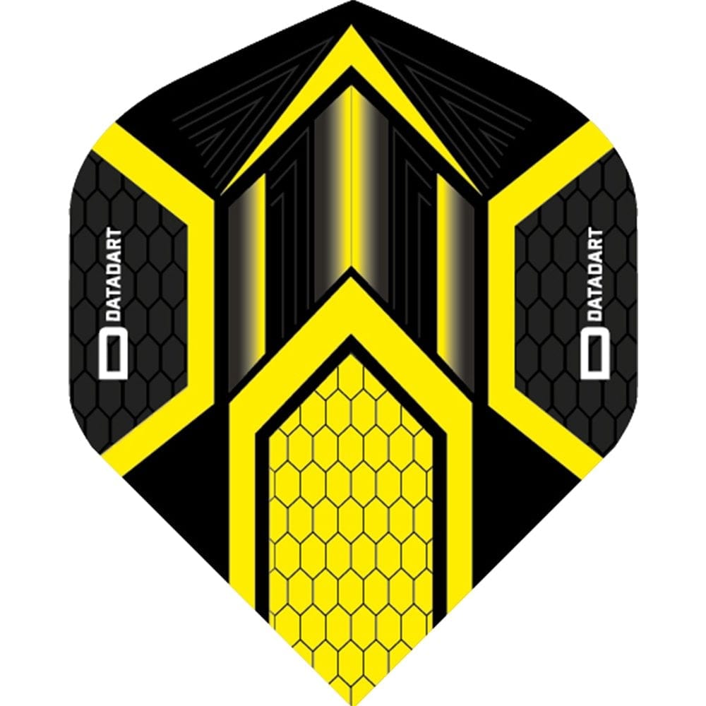 Datadart Dart Flights - Hex - No2 - Std - Black