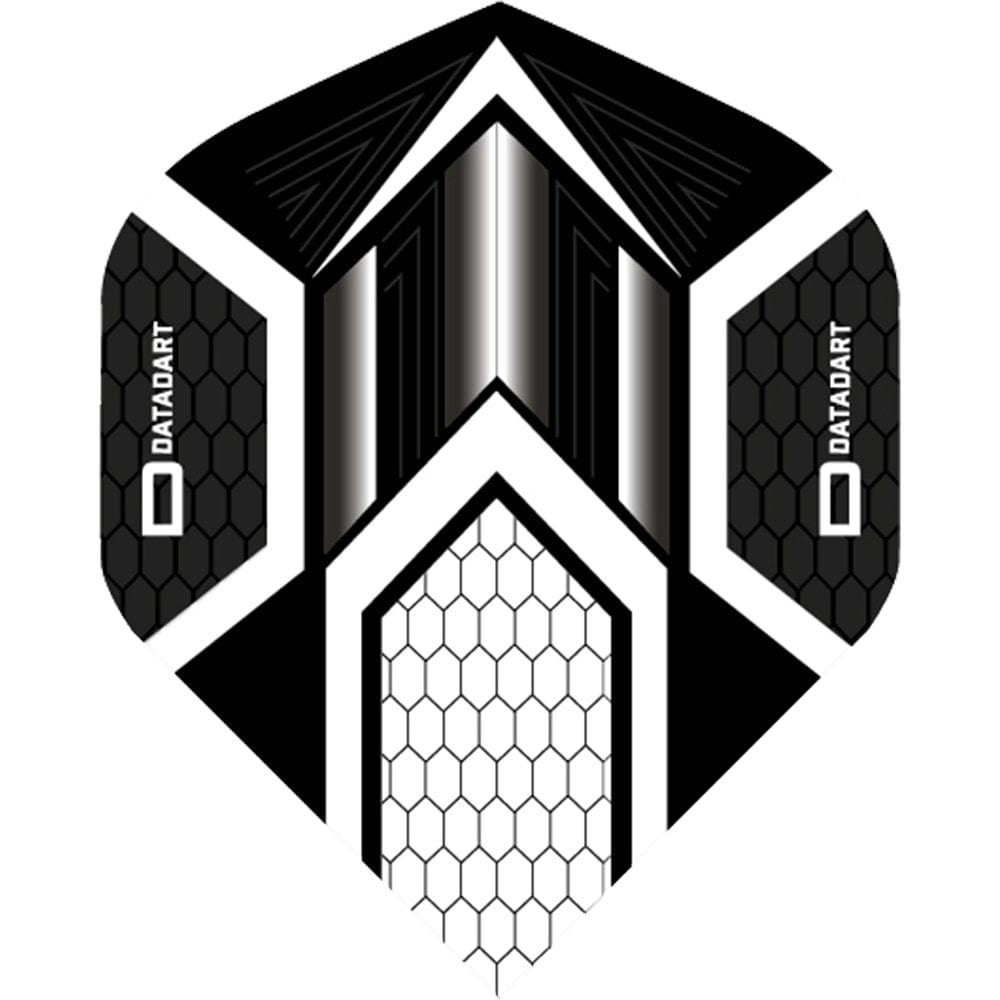 Datadart Dart Flights - Hex - No2 - Std - Black