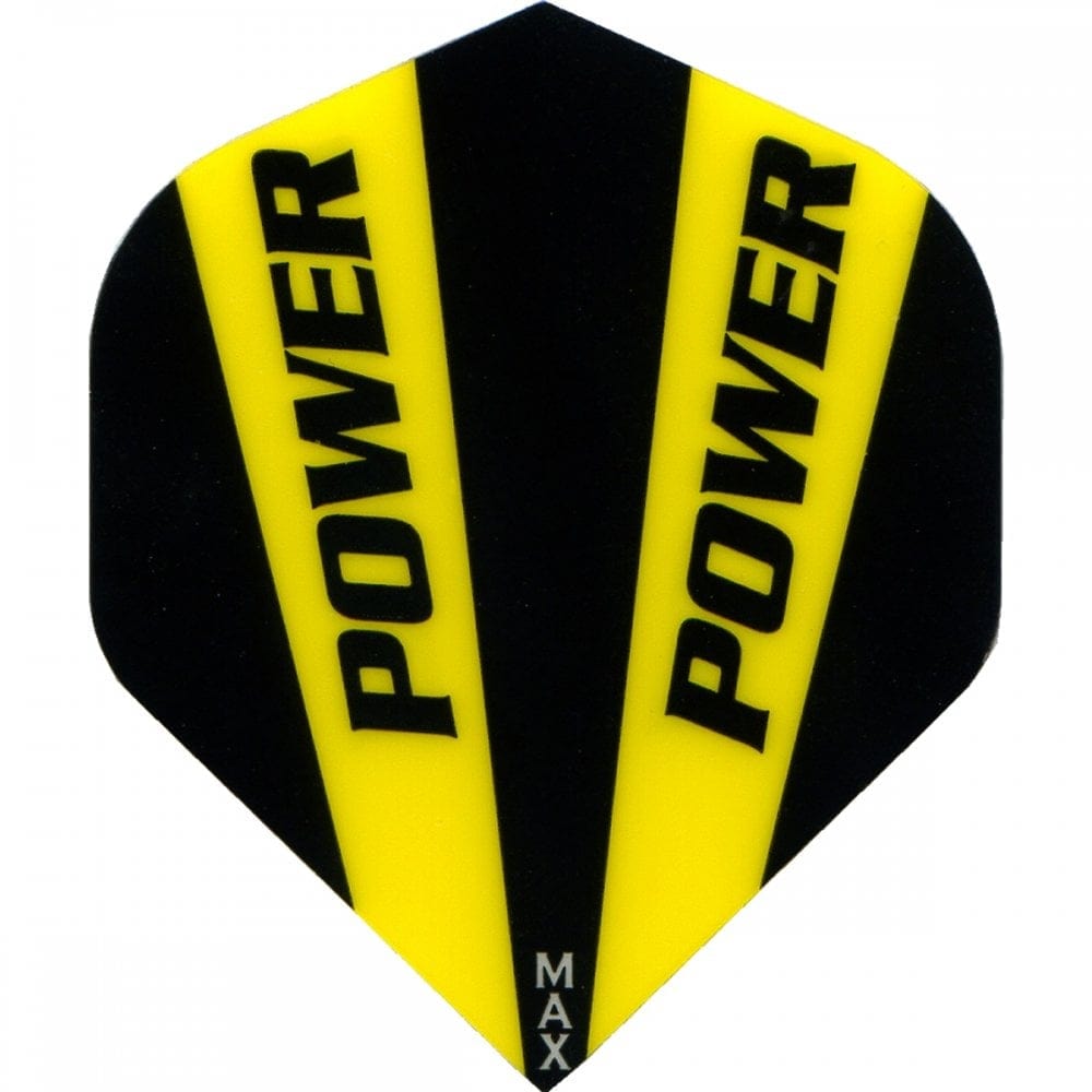 McCoy Power Max Dart Flights - 150 Micron - No2 - Std - Solid - 2 Colour