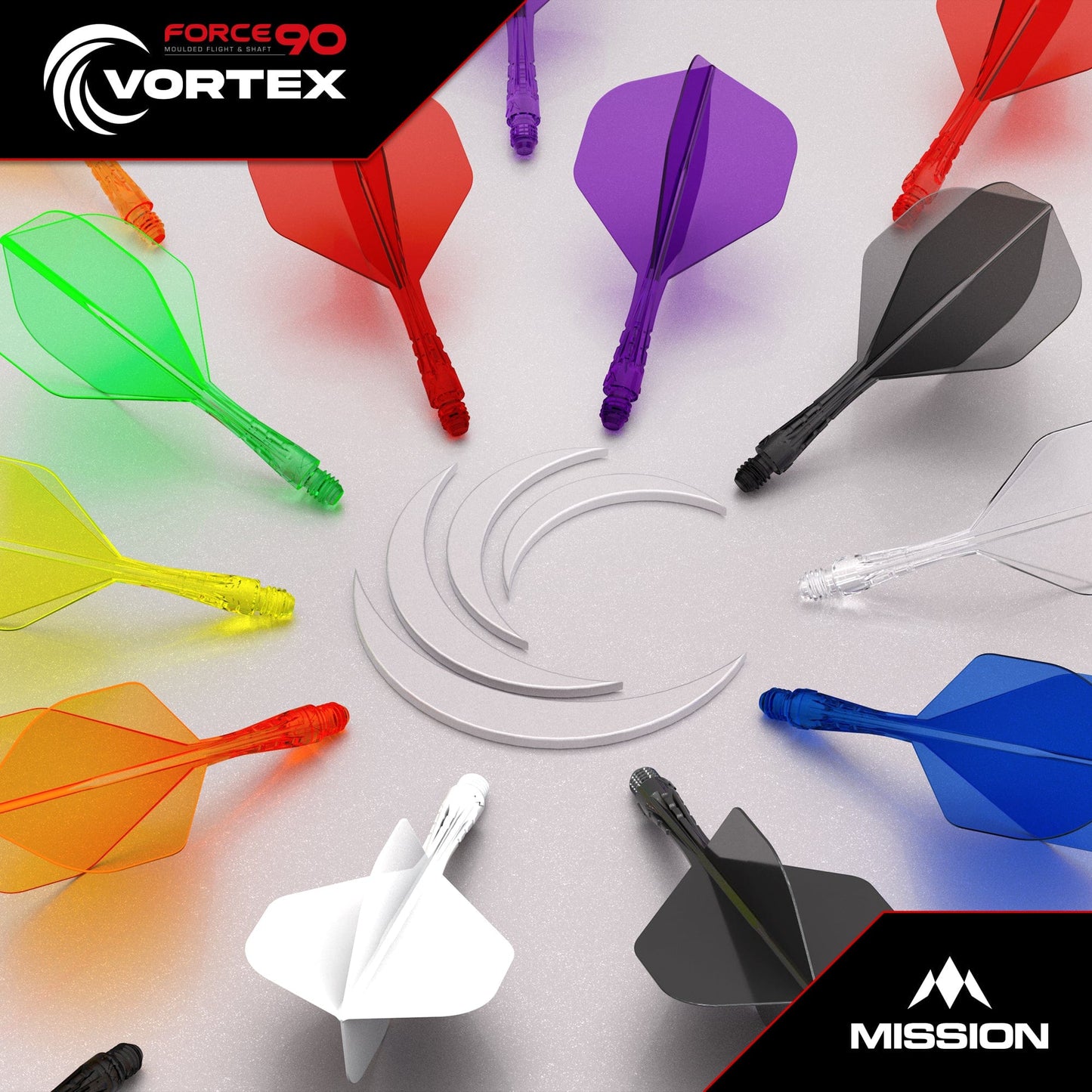 Mission Force 90 Vortex - Moulded Flight & Shaft - Standard No2