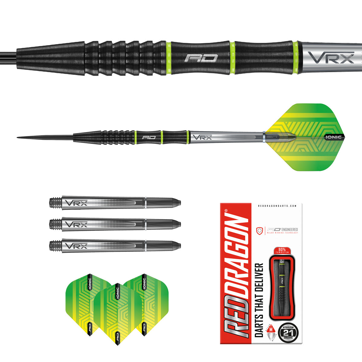 Freestyle 90% Tungsten Steel Tip Darts by Red Dragon