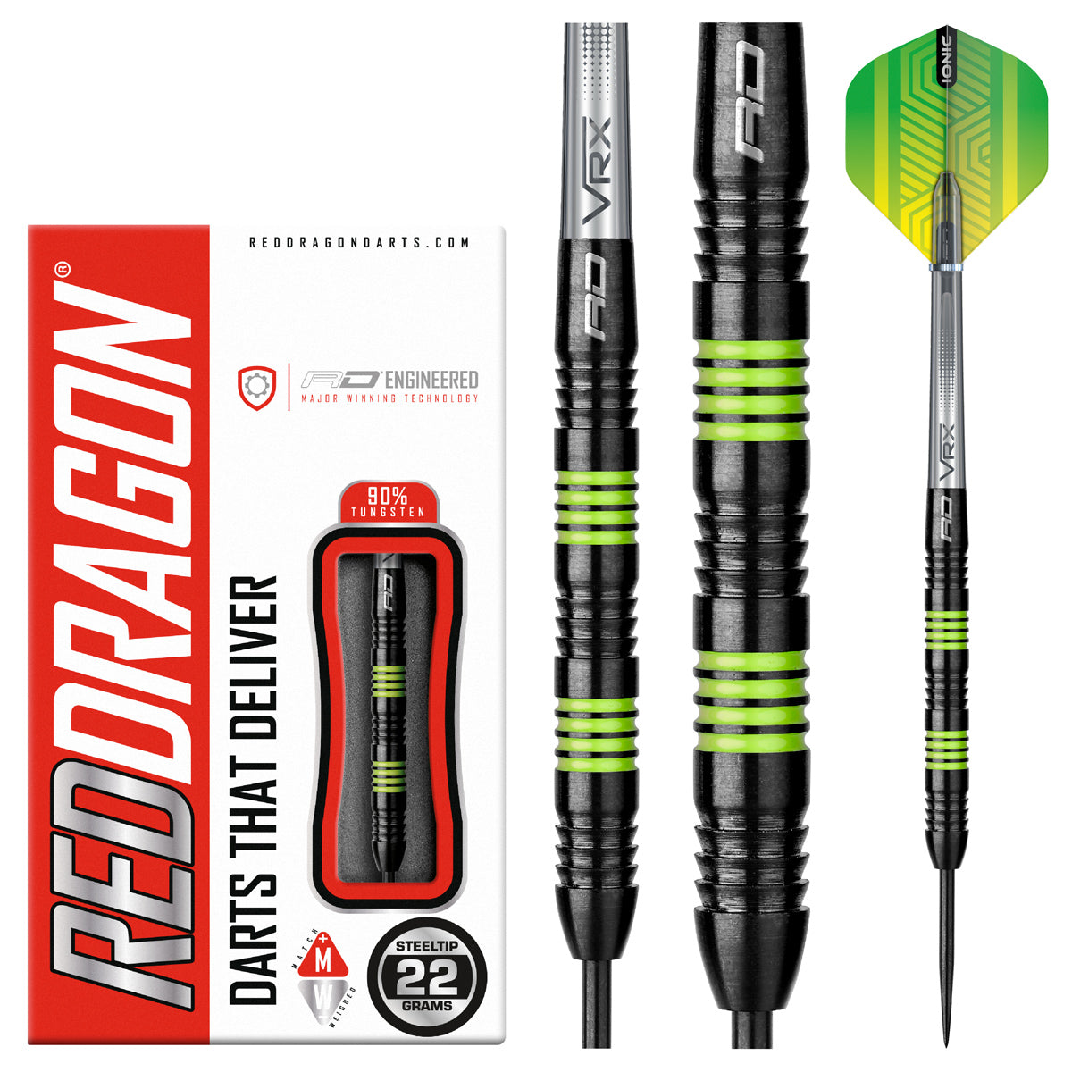 Freestyle 90% Tungsten Steel Tip Darts by Red Dragon