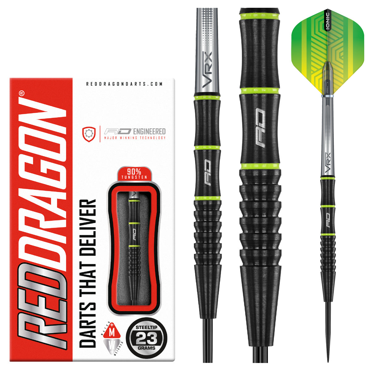 Freestyle 90% Tungsten Steel Tip Darts by Red Dragon