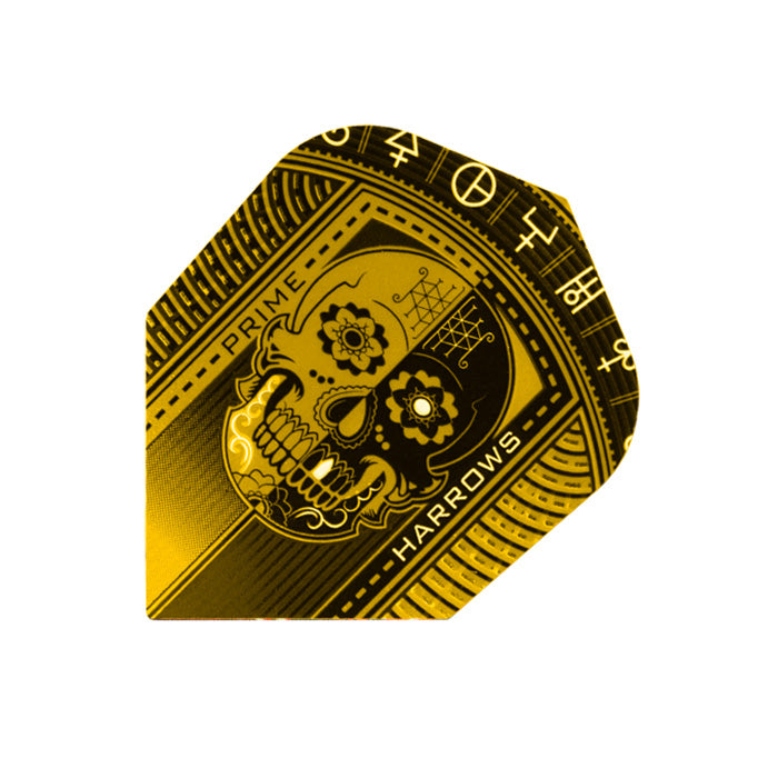 Prime - Gold Skull No6 Dart Flights by Harrows