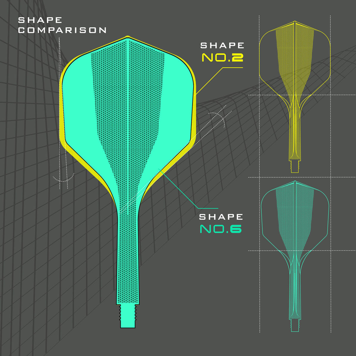 Harrows Solo Integrated Flights & Shafts No2