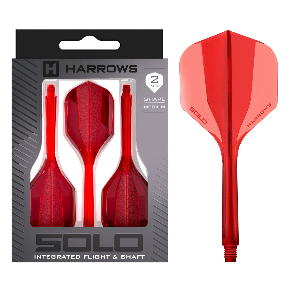 Harrows Solo Integrated Flights & Shafts No2