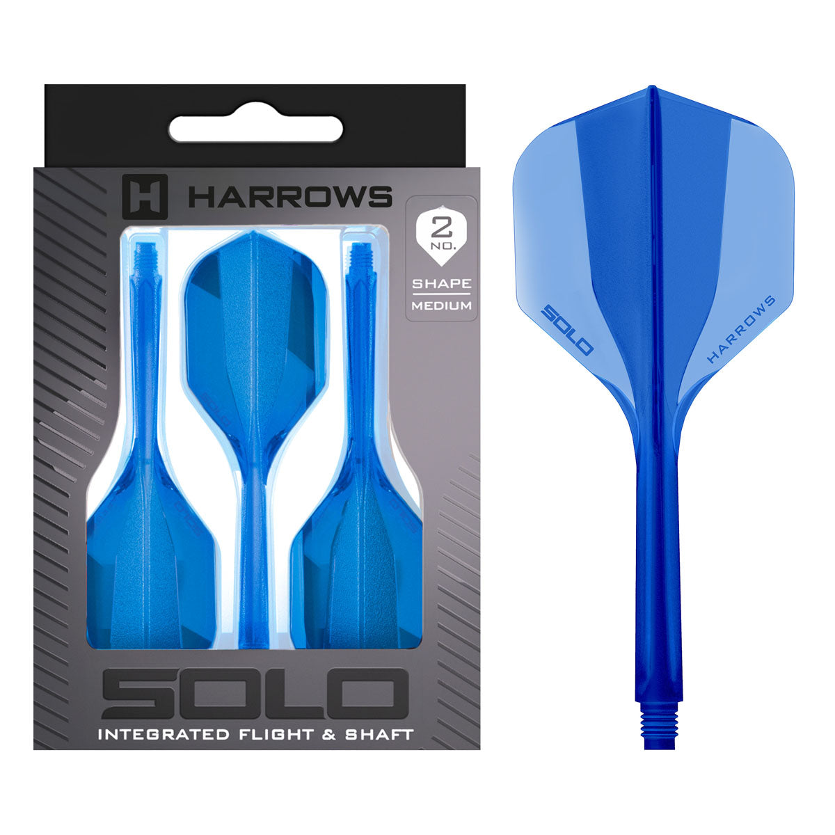 Harrows Solo Integrated Flights & Shafts No2
