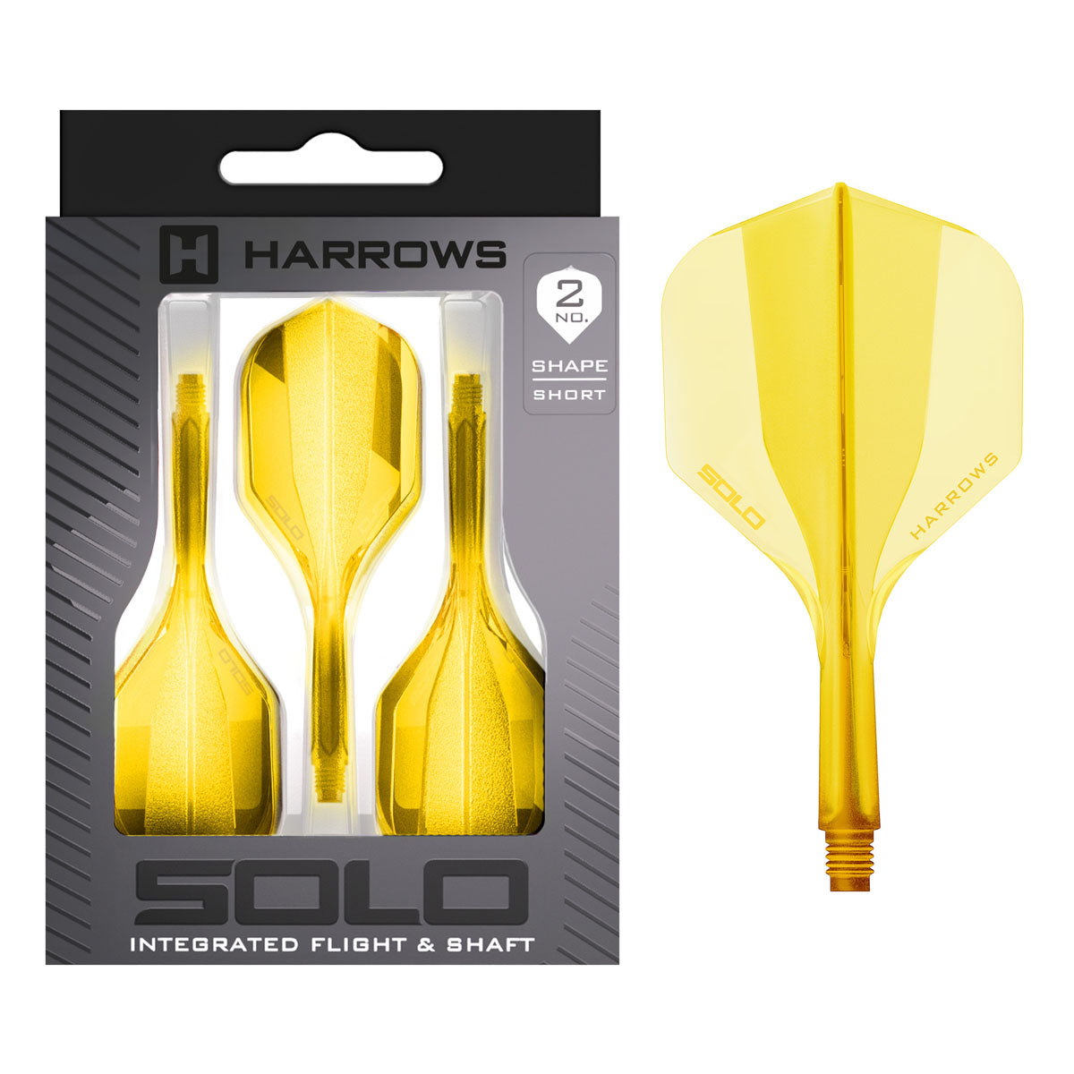 Harrows Solo Integrated Flights & Shafts No2